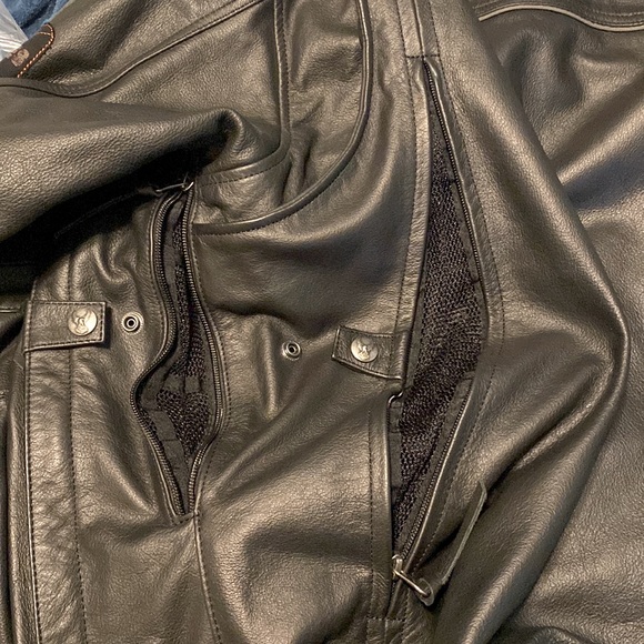 EUC Mens Harley Davidson Leather Jacket - Picture 8 of 12